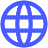 a website logo that is a world covered in a net to to show the world wide web